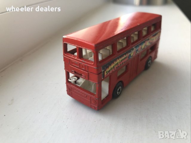 Метална количка автобус Matchbox The Londoner в мащаб 1:121, снимка 1 - Колекции - 39835784