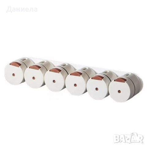 Магнитни стъклени буркани за подправки 6 броя – Стилен комплект за подредена кухня, снимка 6 - Други - 52759468