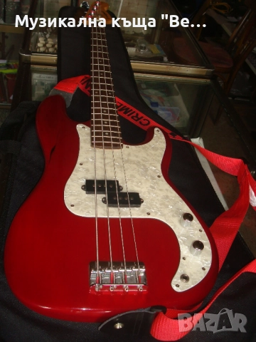 Бас китара с колан и калъф, снимка 16 - Китари - 51719582