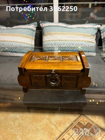 Дървено луксозна кутия за бижута