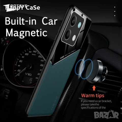 Xiaomi Redmi Note 13 Pro 4G 5G / 13 Pro+ / 13 5G / GENEROUS Кожен кейс гръб калъф с магнит, снимка 3 - Калъфи, кейсове - 43787545