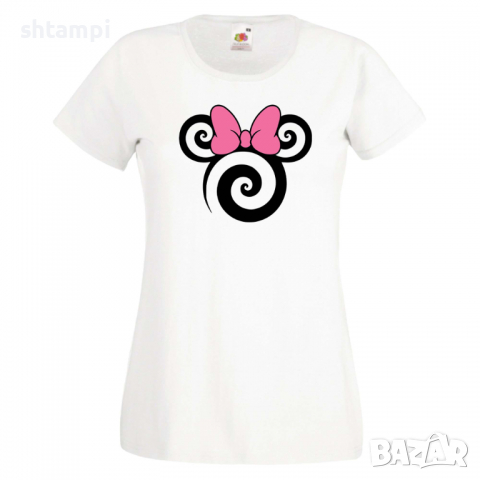 Дамска тениска Minnie Head 1Подарък,Изненада,Рожден ден,, снимка 9 - Тениски - 36530035