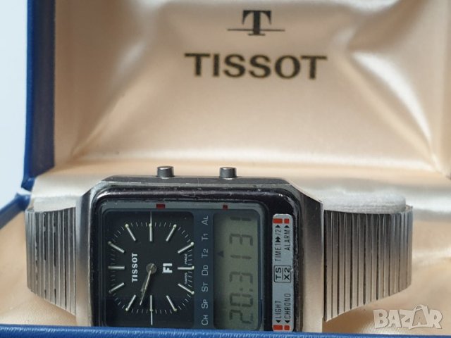Цифров и аналогов часовник TISSOT TS-X2 (F-1) 1980 година, снимка 10 - Антикварни и старинни предмети - 40718525