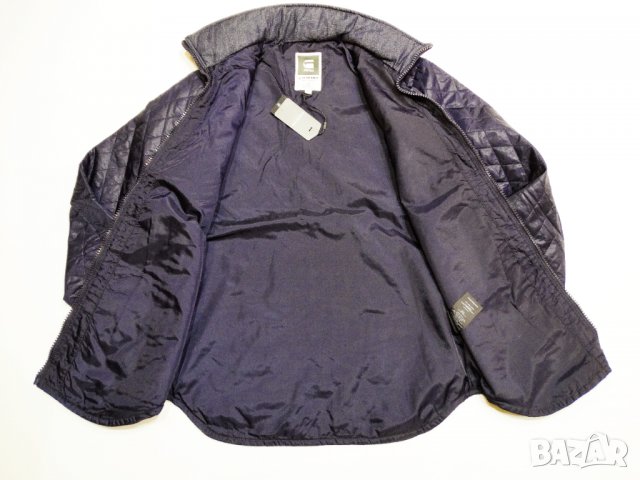 НОВО и Намалено G-star Raw A-Crotch Varsity Padded Overshirt Jacket L/S Мъжко Яке Размер М, снимка 8 - Якета - 35245381