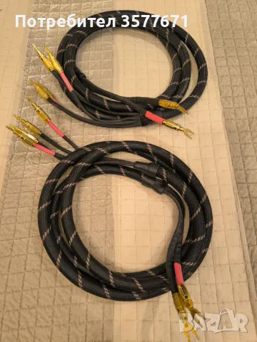 Vincent Bi-wire speaker cables 3m  			