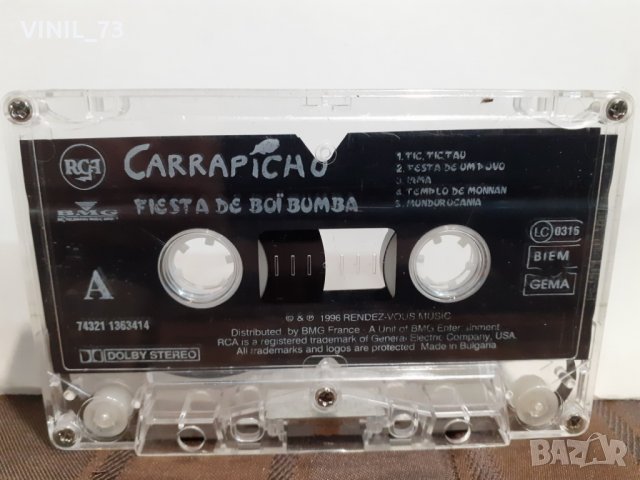   Carrapicho – Fiesta De Boï Bumba, снимка 2 - Аудио касети - 32353687