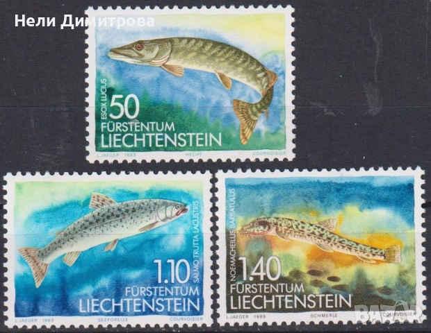 Чисти марки Флора 1993 Фауна Риби 1987 1989 и други от Лихтенщайн, снимка 3 - Филателия - 33873229
