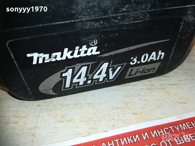 makita bl1430 14.4li-ion 3.0ah-made in japan-внос england 0105211802, снимка 8 - Винтоверти - 32736748
