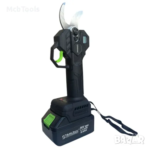 2в1 Акумулаторна Лозарска Ножица и Трион с Омасляване 36V STAHLMAYER, снимка 5 - Градинска техника - 49999051