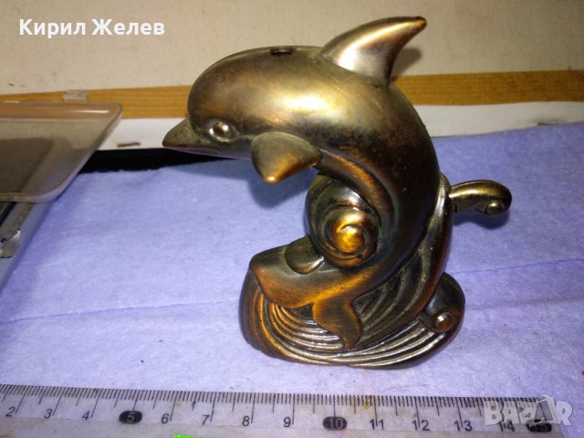 ФИГУРАЛНА ДЕКОРАТИВНА НАСТОЛНА БАКЕЛИТОВА ГАЗОВА ЗАПАЛКА - ДЕЛФИНЧЕ 41355, снимка 6 - Запалки - 43738793