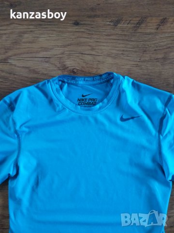 nike pro combat - страхотна мъжка тениска КАТО НОВА, снимка 9 - Тениски - 37104807
