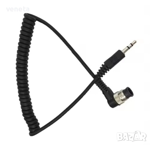2.5mm 3.5mm дистанционен кабел Свързващ кабел за Nikon D850 D810 D700 D800 D300S D300 D4 D3X D2  , снимка 2 - Батерии, зарядни - 52955742