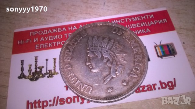 dollar 1851 ретро колекция-с индианец, снимка 7 - Колекции - 27489615