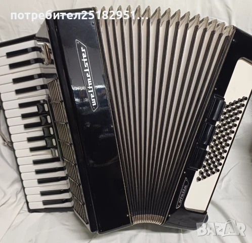 Акордеон 60баса WELTMEISTER stela , снимка 1