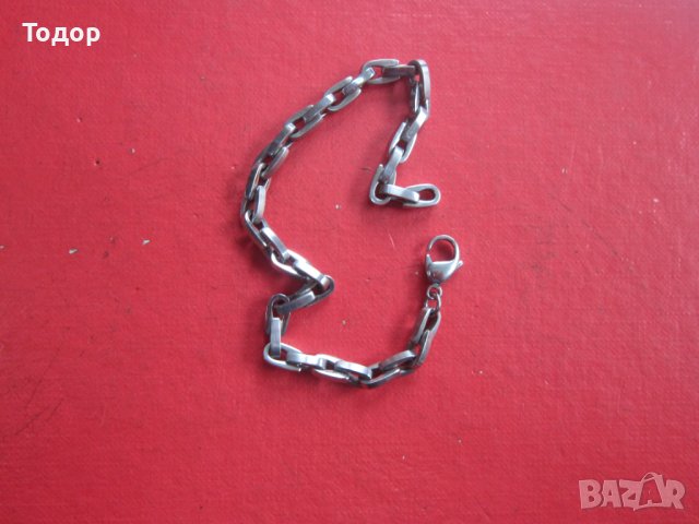 Гривна от благородна стомана , снимка 3 - Гривни - 38069193