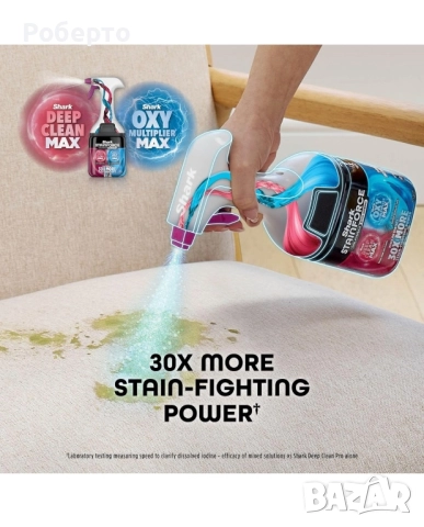 Преносим уред за почистване на петна StainForce, Shark, HX100UKCP, снимка 3 - Прахосмукачки - 52908081