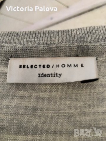 Пуловер тънка гладка мериносова вълна, снимка 3 - Пуловери - 27015063