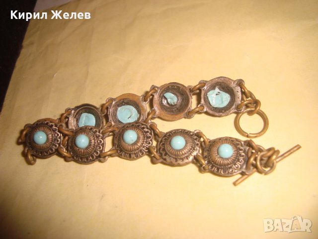 19 век ВЪЗРОЖДЕНСКА ТЮРКОАЗЕНА БРОНЗОВА ПОСРЕБРЕНА ЕТНОГРАФСКА ГРИВНА РЪЧНА ИЗРАБОТКА СТАРА 57151, снимка 16 - Антикварни и старинни предмети - 33216261