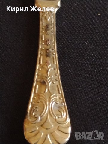 Стар цинков нож красива орнаментика с маркировка ITALY за КОЛЕКЦИОНЕРИ 42155, снимка 2 - Други ценни предмети - 43850038