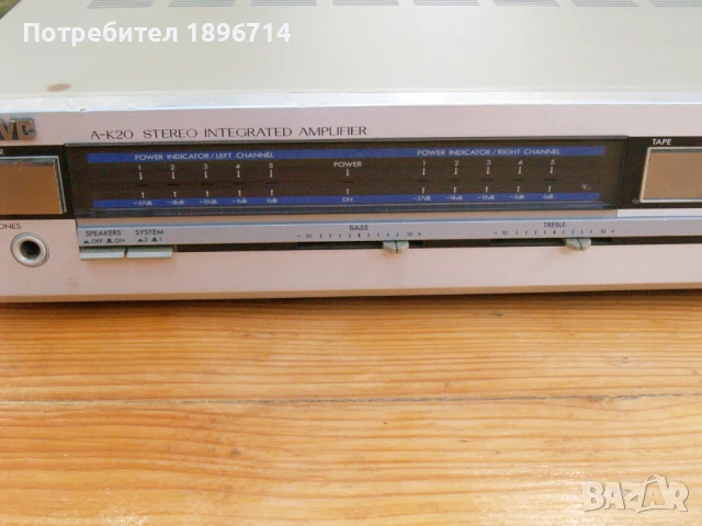 Усилвател JVC A-K 20, снимка 4 - Ресийвъри, усилватели, смесителни пултове - 51290554