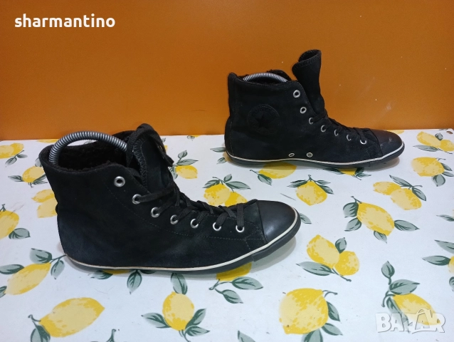 Converse кожени N 40 - 8,5 €, снимка 7 - Кецове - 52975311