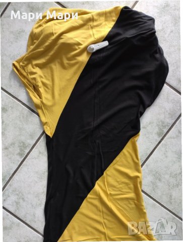 Pause Jeans рокля жълто и черно, снимка 6 - Рокли - 28121345