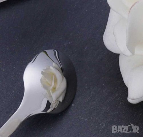 Лъжица за кафе с котешка глава и лапи -сребриста , снимка 7 - Прибори за хранене, готвене и сервиране - 28007901