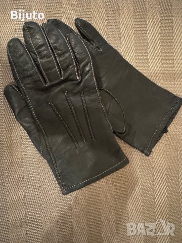 Дамски ръкавици естествена кожа със забележки, снимка 1 - Ръкавици - 43911613