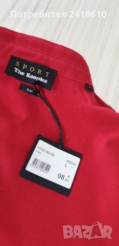 THE KOOPLES Sport Paris Pique Cotton Slim Fit Mens Size L НОВО! ОРИГИНАЛ! Мъжка Тениска!, снимка 2 - Тениски - 40486225