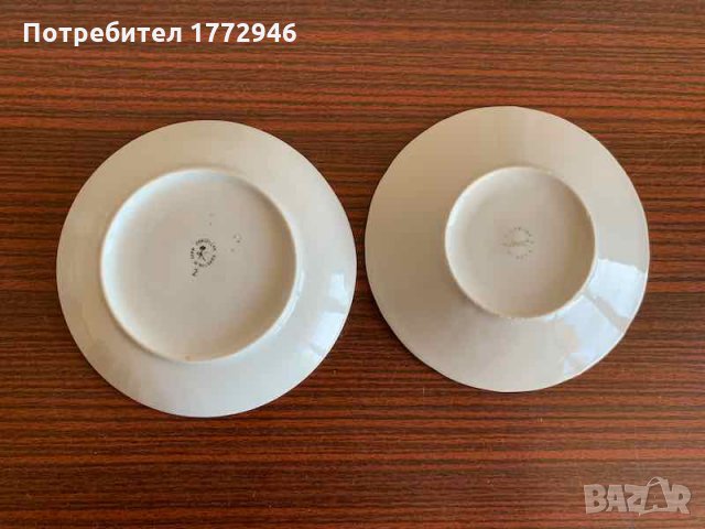 Сервиз за чай с 2 чаши български порцелан Изида, снимка 15 - Антикварни и старинни предмети - 33187102