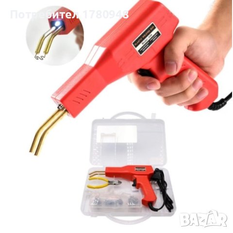 Пистолет за лепене и ремонт на пластмаса StapleMaster, 50W, 200 скоби, снимка 5 - Други инструменти - 43800933