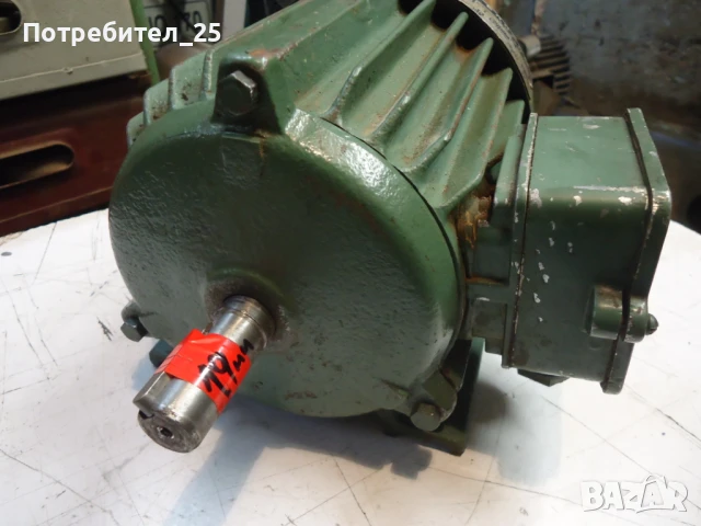 Трифазен ел.мотор 0.55KW  1400 об/м., снимка 5 - Електродвигатели - 51011566