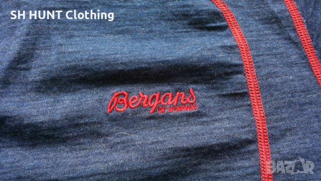 Bergans Of NORWAY FJELLRAPP Thermo 100% Merino Wool размер M термо блуза 100% Мерино Вълна - 785, снимка 5 - Блузи - 44031798