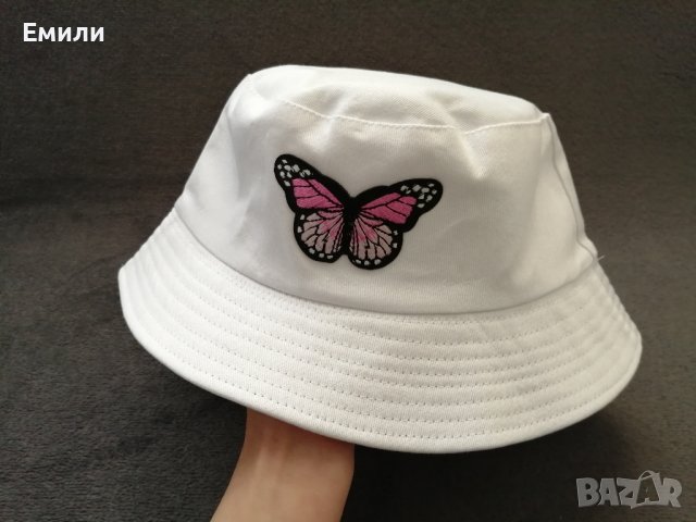 Двулицева шапка идиотка с пеперуди, снимка 11 - Шапки - 39922759