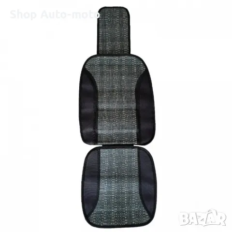 К-т бамбукови подложки Automat, За седалки на МПС, 103x46см, Черен, 2бр, снимка 2 - Аксесоари и консумативи - 49664430