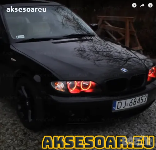 Ангелски очи многоцветни RGB LED Фарове Angel Eyes DRL за кола пръстени 4x131 mm за BMW Е46 Е36, снимка 9 - Аксесоари и консумативи - 48040450