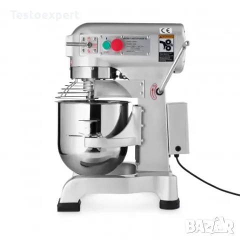 Планетарен миксер 10 литра – 3 скорости (нов), снимка 6 - Обзавеждане на кухня - 50281806