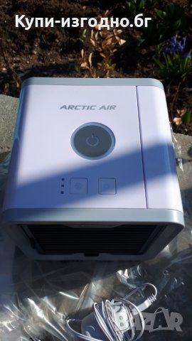 Охладител за въздух Arctic Cool 12v/220v с лед осветление , чисто нов , бял цвят, снимка 13 - Къмпинг мебели - 28544000