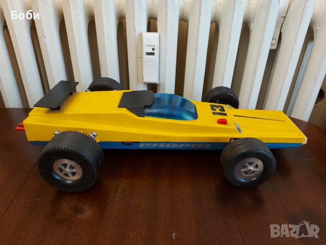 Стара Съветска Соц Играчка Голяма Спортна Кола , снимка 5 - Колекции - 38626625