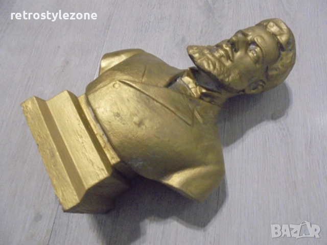 № 8407 Фигура / бюст на Христо Ботев – масивна изработка от бетон , снимка 3 - Други ценни предмети - 50741836