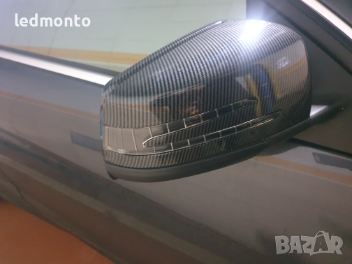 Карбонови капаци за огледала мерцедес w212 E-класа W204 E W176 W246 Mercedes, снимка 6 - Части - 36481756