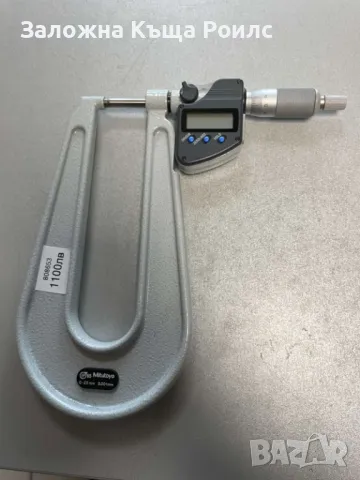 Дигитален микрометър за ламарина Mitutoyo тип С, IP65, 0-25 mm, 0.001 mm, снимка 4 - Други инструменти - 48403616