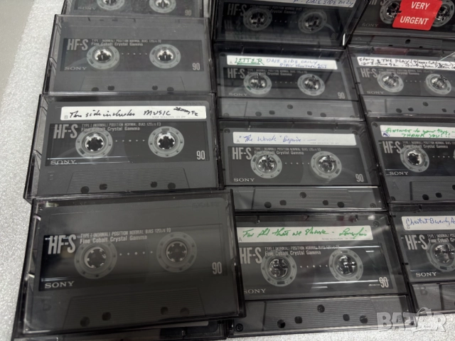 Аудио Касети SONY HF-S 90 Type I (NORMAL) Fine Cobalt Crystal Gamma, снимка 4 - Аудио касети - 52624740