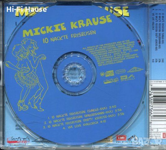 Mickie Krause-10 nackte frseusen, снимка 2 - CD дискове - 34748526