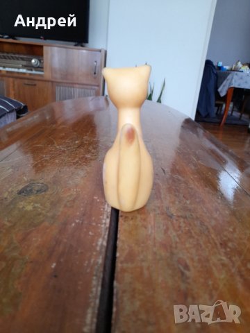 Стара гумена играчка,коте,котка #7, снимка 4 - Други ценни предмети - 44033422