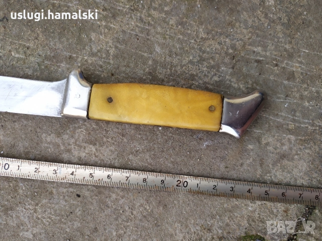 Стар български нож, снимка 5 - Антикварни и старинни предмети - 53260059
