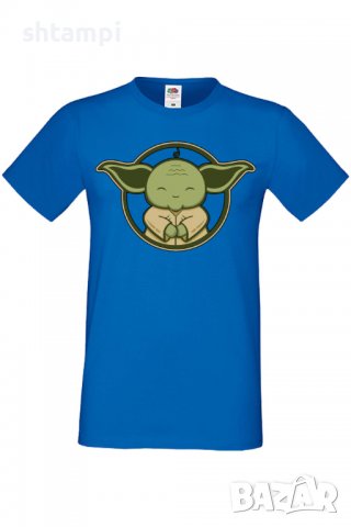 Мъжка тениска Star Wars Yoda 1,Междузвездни войни,Филм,Изненада,Подарък,Повод,, снимка 3 - Тениски - 37717831