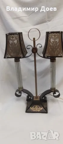 Стара руска лампа , снимка 2 - Настолни лампи - 50433295