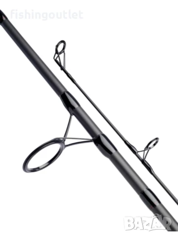 Три шарански въдици Daiwa 25 BLACK WIDOW XT CARP – 3.60m/3LB (3 части), снимка 2 - Въдици - 51034162