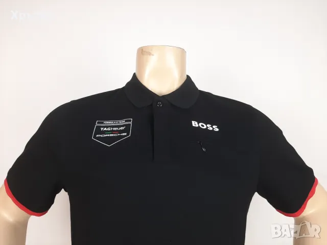Porsche Motorsport x Boss Team Polo Shirt - Оригинална мъжка тениска с яка, снимка 7 - Тениски - 49393444
